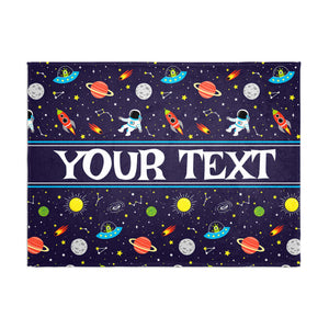 Personalized Blanket - Space - 60" x 80"