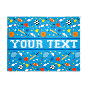 Personalized Blanket - Sports - 60" x 80"