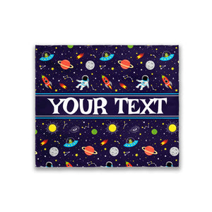 Personalized Tapestry - Space - 34" x 40"