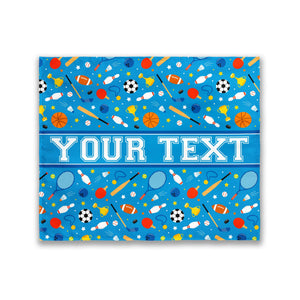 Personalized Tapestry - Sports - 50" x 60"