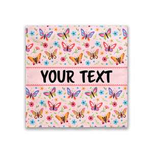 Personalized Tapestry - Butterflies - 57" x 57"