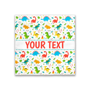 Personalized Tapestry - Dinosaurs - 57" x 57"