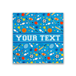 Personalized Tapestry - Sports - 57" x 57"