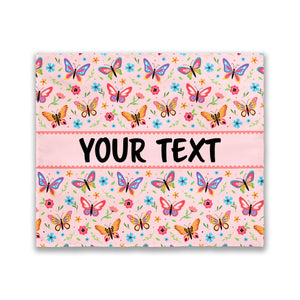 Personalized Tapestry - Butterflies - 68" x 80"