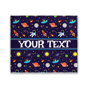 Personalized Tapestry - Space - 68" x 80"