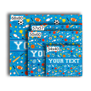 Personalized Tapestry - Sports - All Sizes