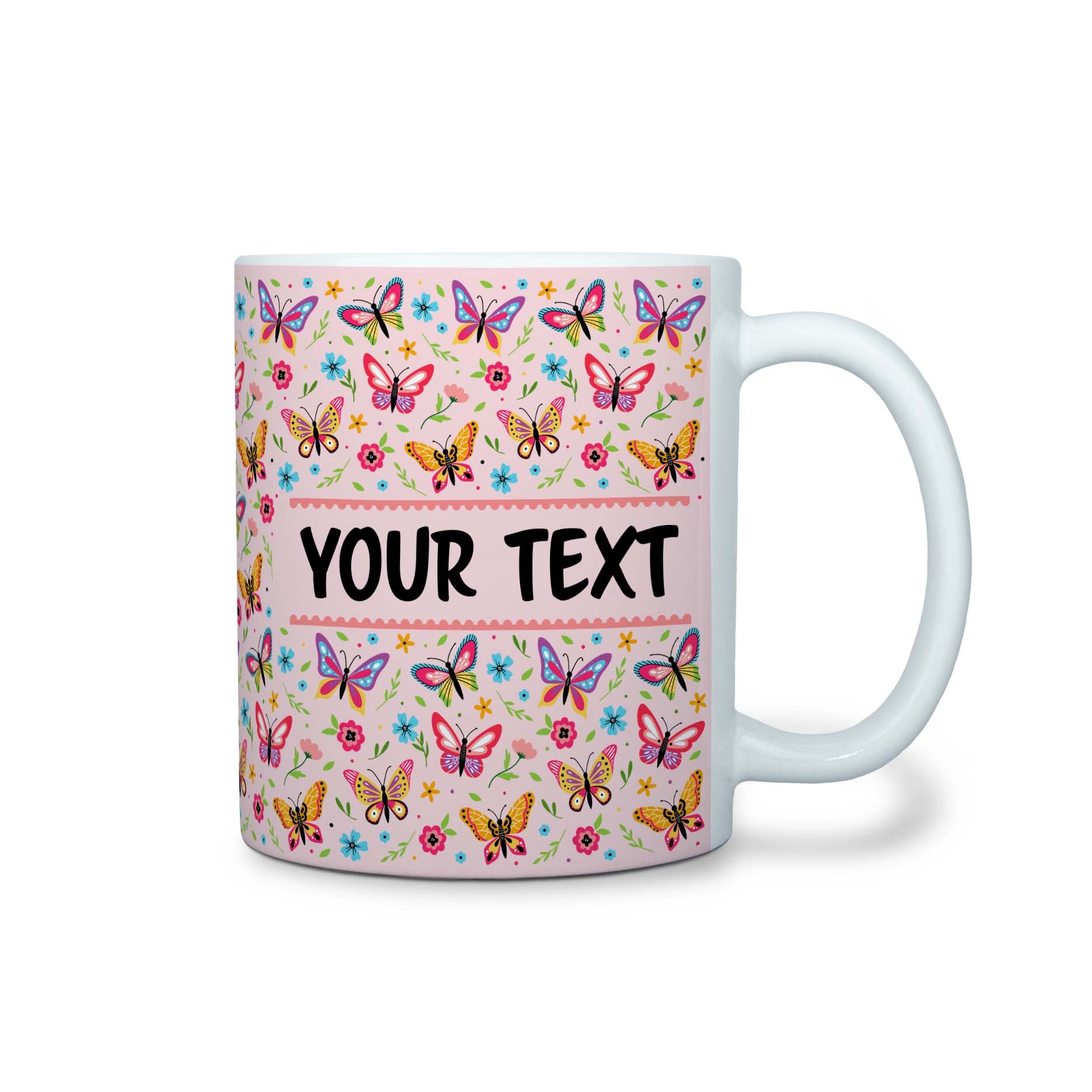 Personalized Mug - Butterflies - 11 Ounces