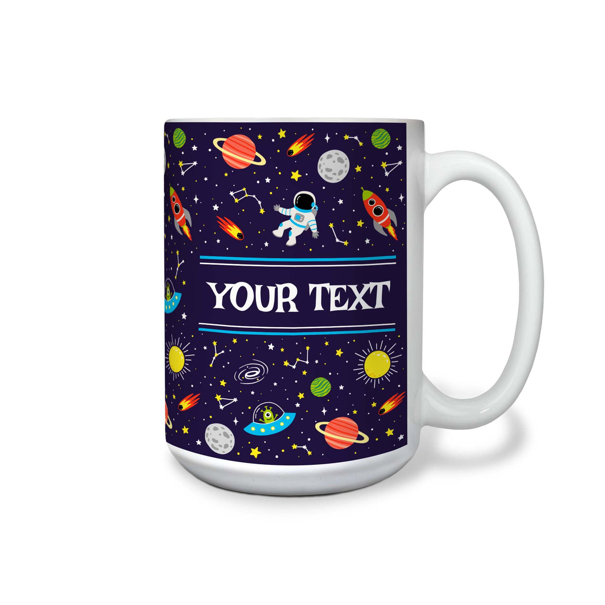 Personalized Mug - Space - 15 Ounces