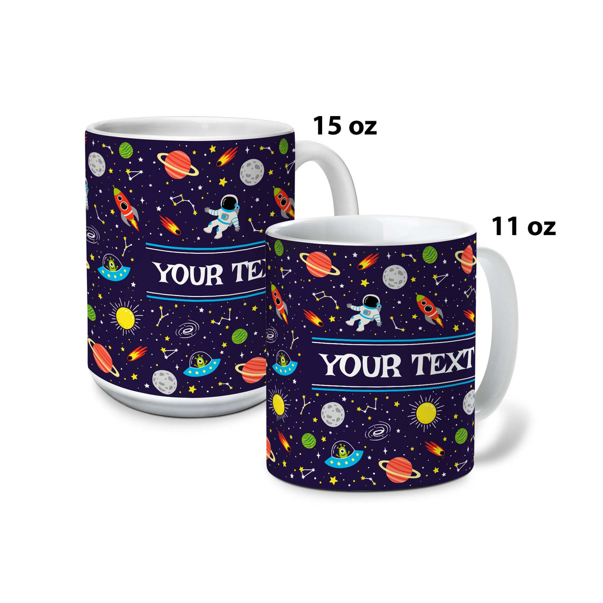 Personalized Mug - Space - All Sizes