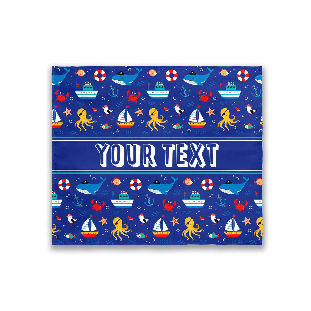 Personalized Tapestry - Nautical - 34" x 40"