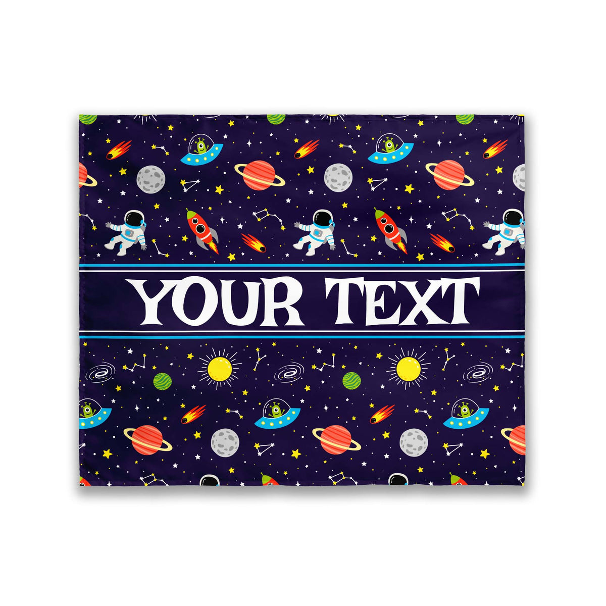 Personalized Tapestry - Space - 50" x 60"