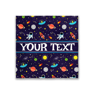 Personalized Tapestry - Space - 57" x 57"
