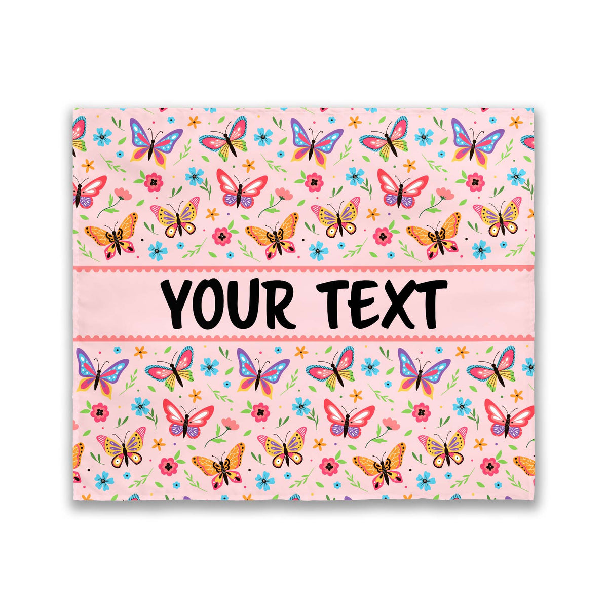 Personalized Tapestry - Butterflies - 68" x 80"