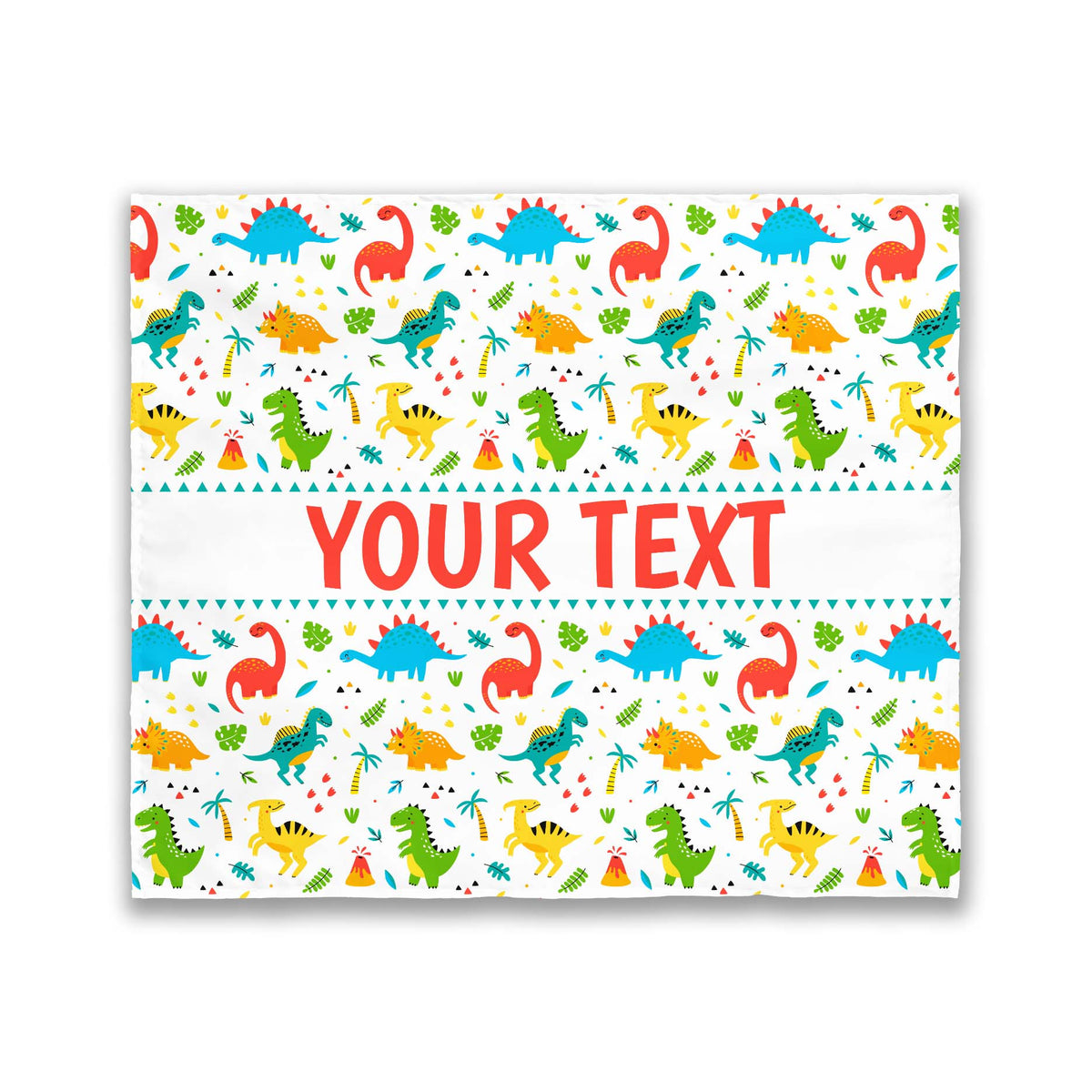 Personalized Tapestry - Dinosaurs - 68" x 80"