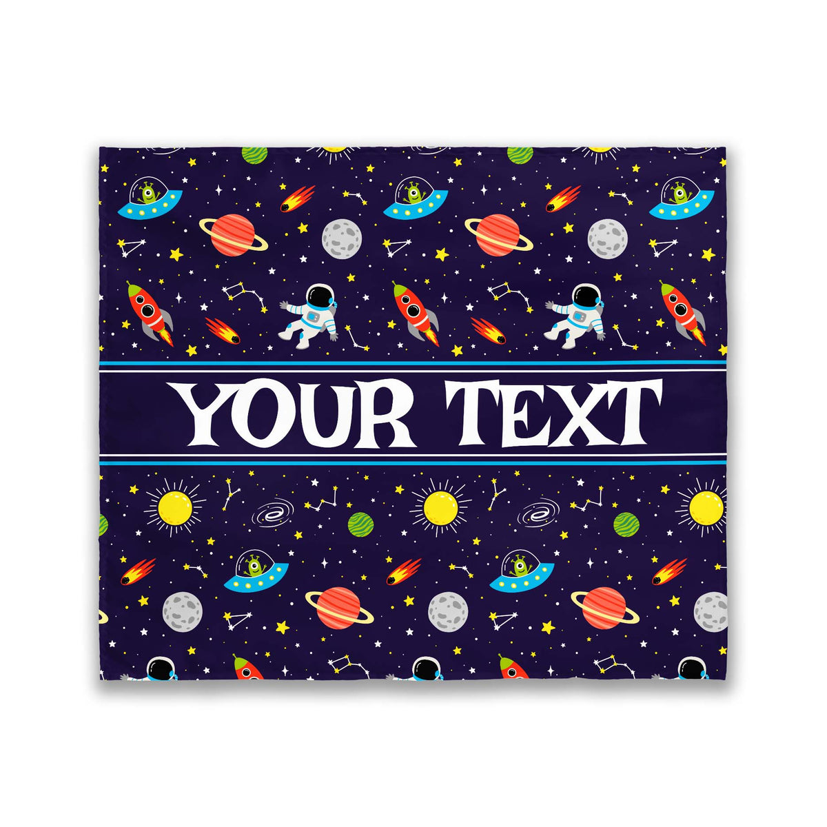 Personalized Tapestry - Space - 68" x 80"