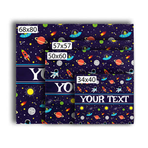 Personalized Tapestry - Space - All Sizes