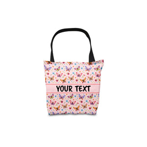 Personalized Tote Bag - Butterflies - 13" x 13"