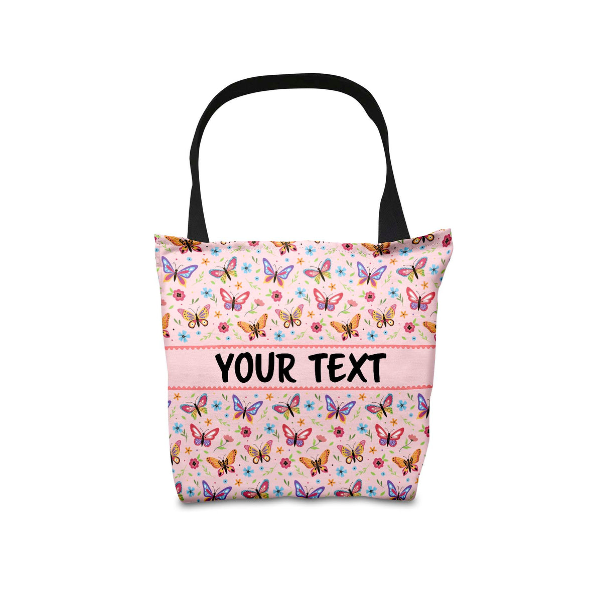 Personalized Tote Bag - Butterflies - 16" x 16"