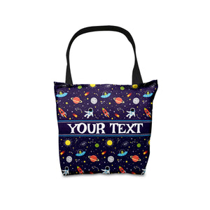 Personalized Tote Bag - Space - 16" x 16"