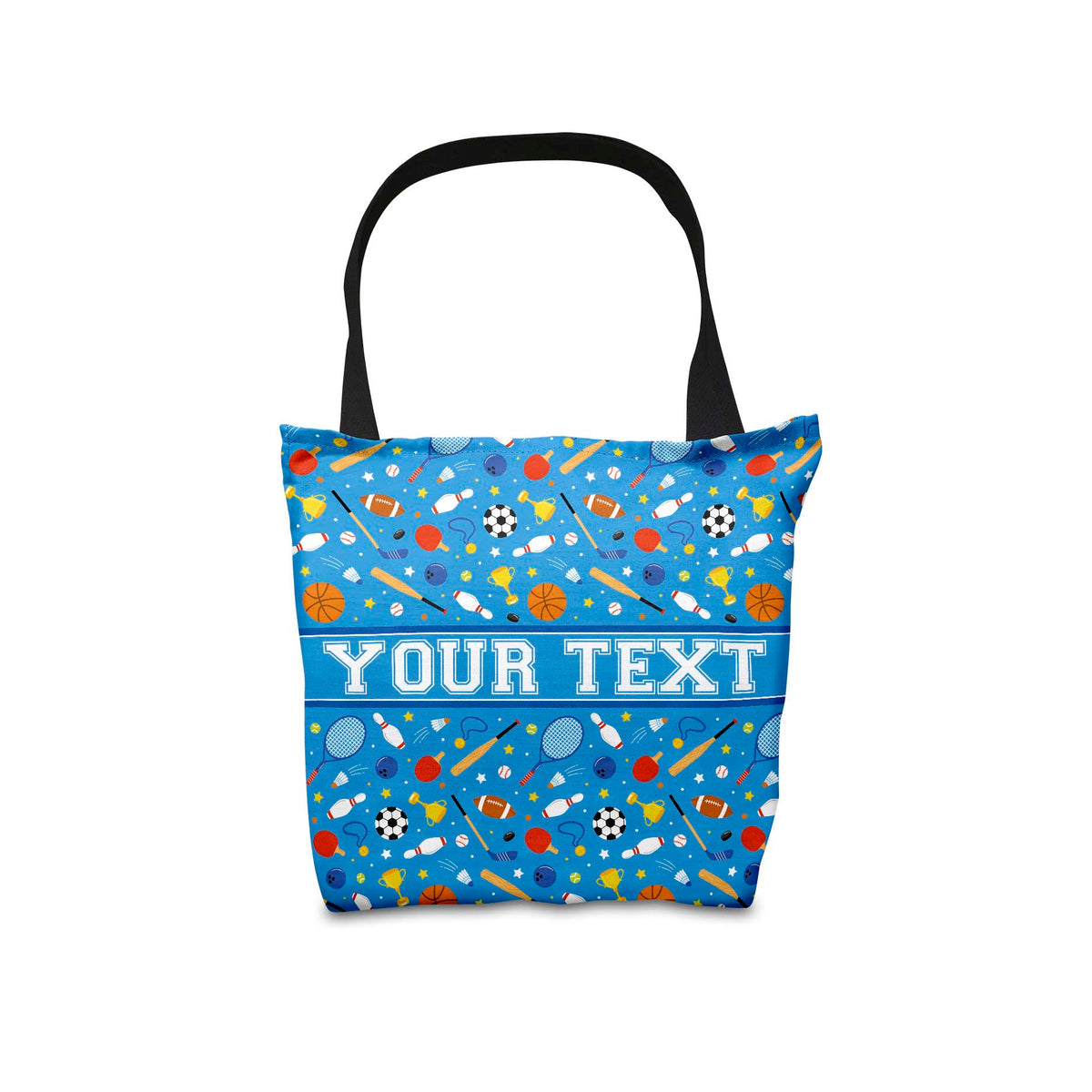 Personalized Tote Bag - Sports - 16" x 16"