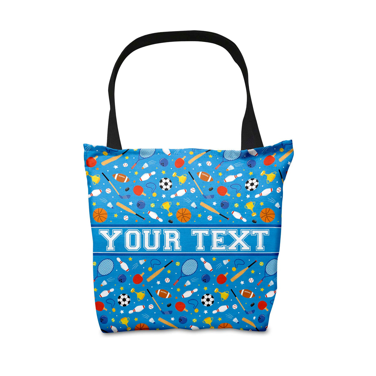 Personalized Tote Bag - Sports - 18" x 18"