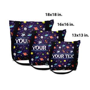 Personalized Tote Bag - Space - All Sizes