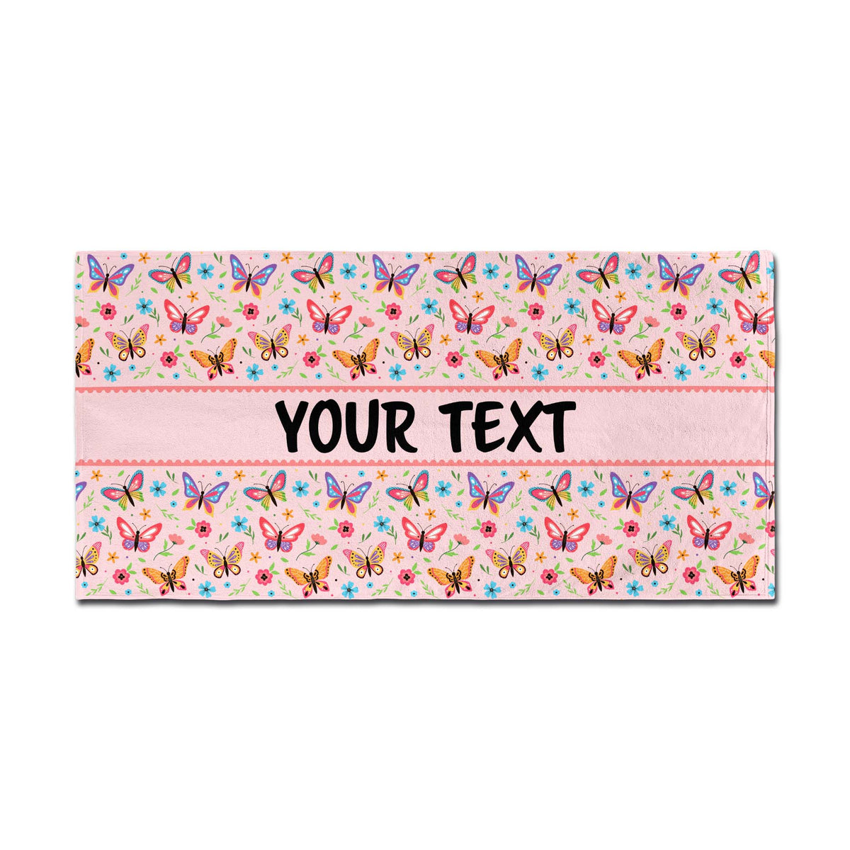 Personalized Towel - Butterflies - 30" x 60"