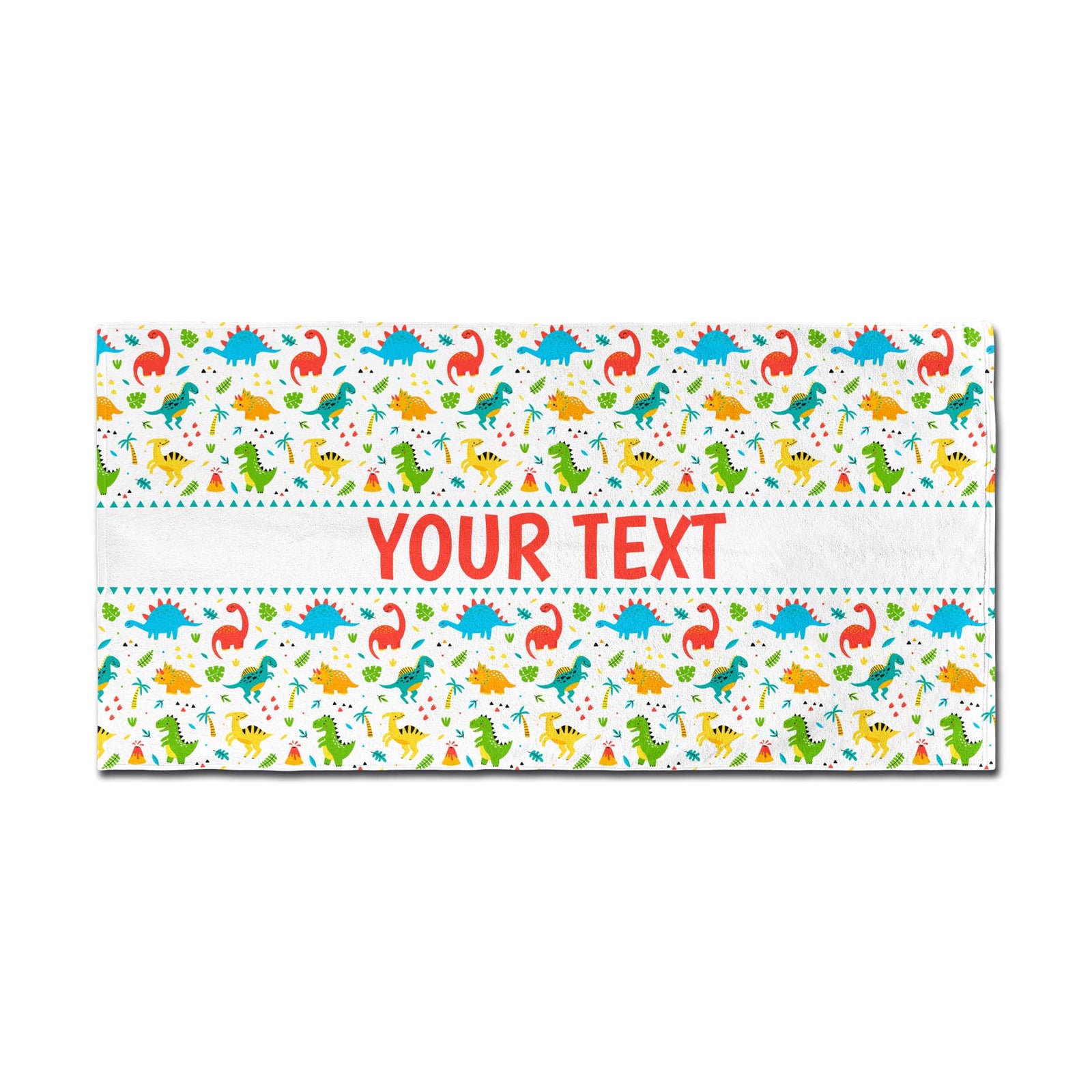 Personalized Towel - Dinosaurs - 30" x 60"