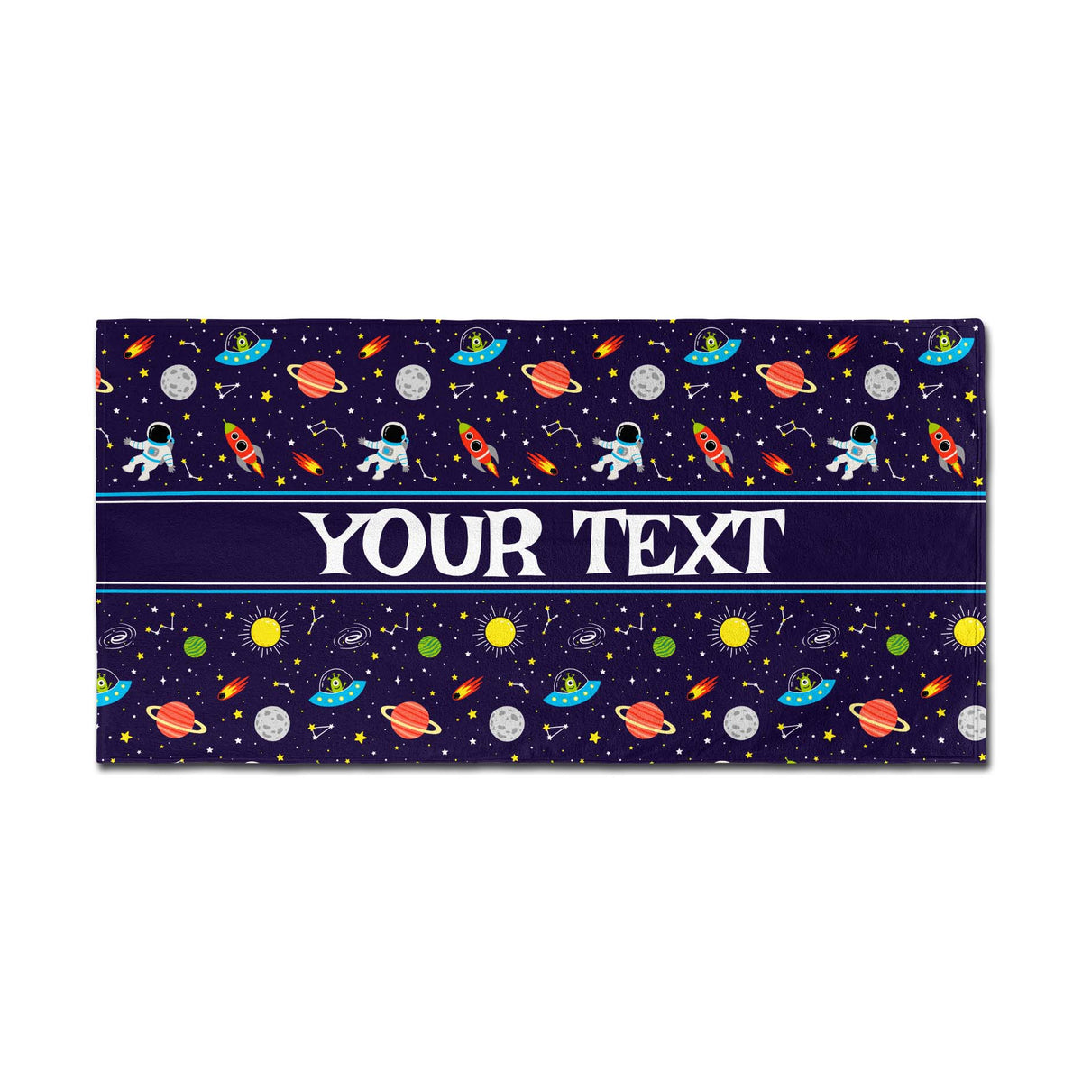 Personalized Towel - Space - 30" x 60"