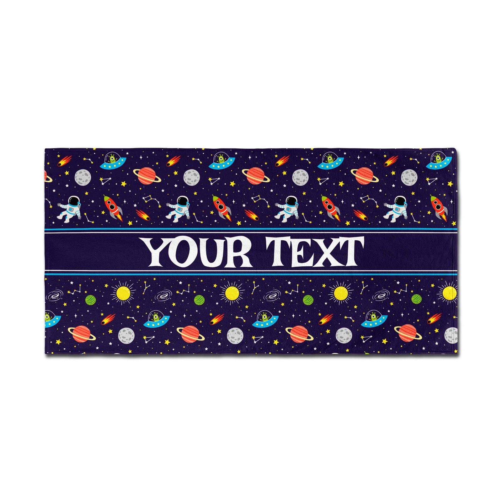 Personalized Towel - Space - 30" x 60"