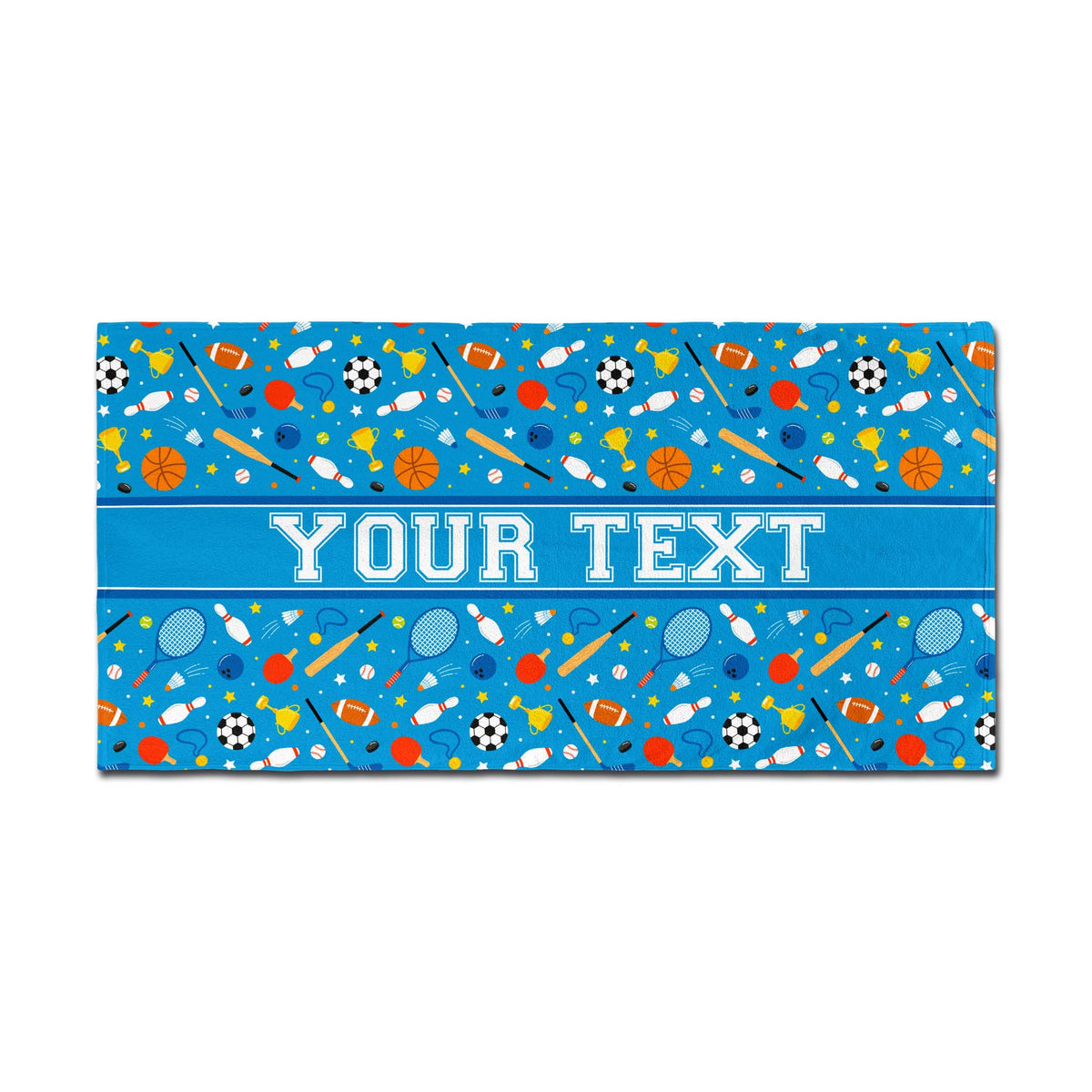 Personalized Towel - Sports - 30" x 60"