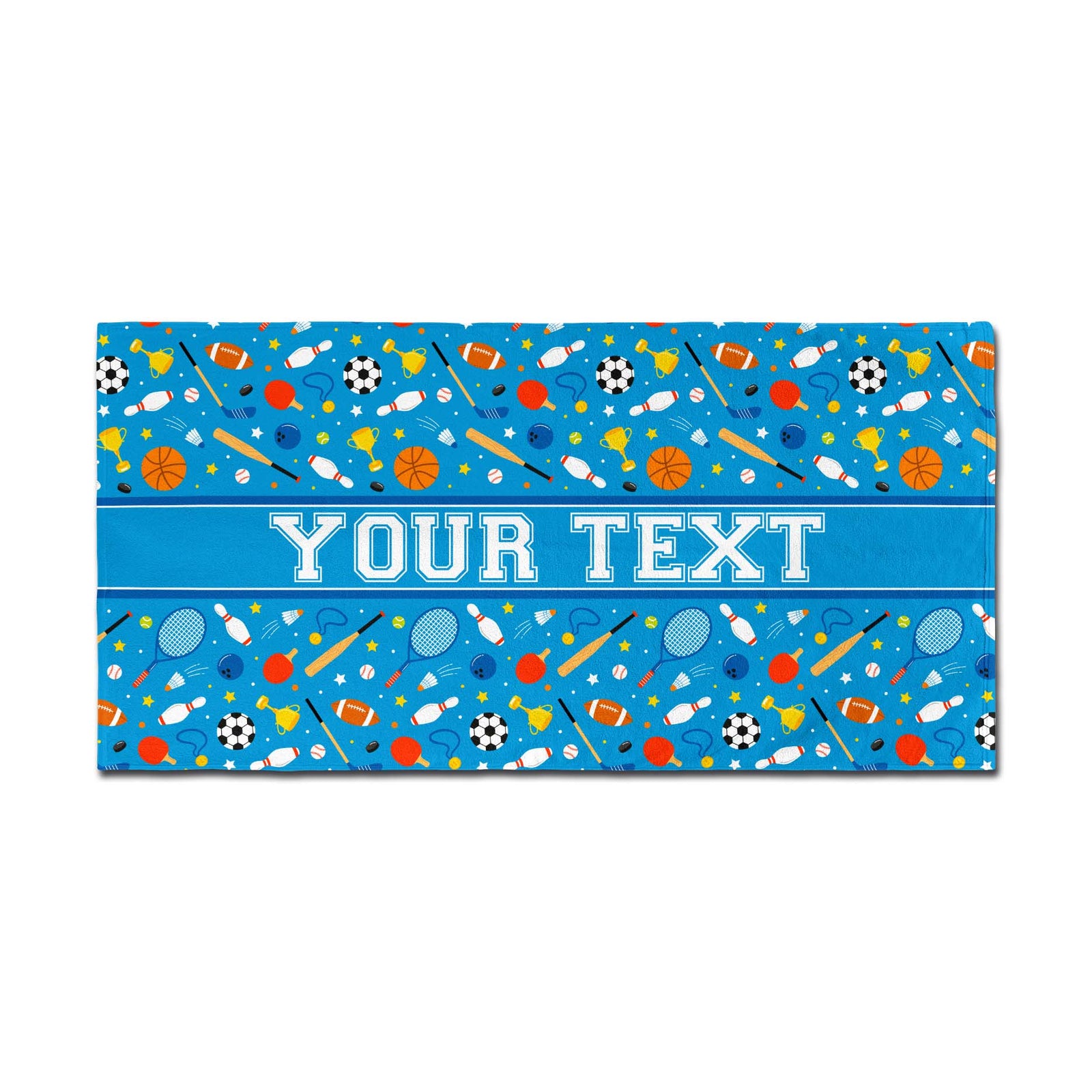 Personalized Towel - Sports - 30" x 60"
